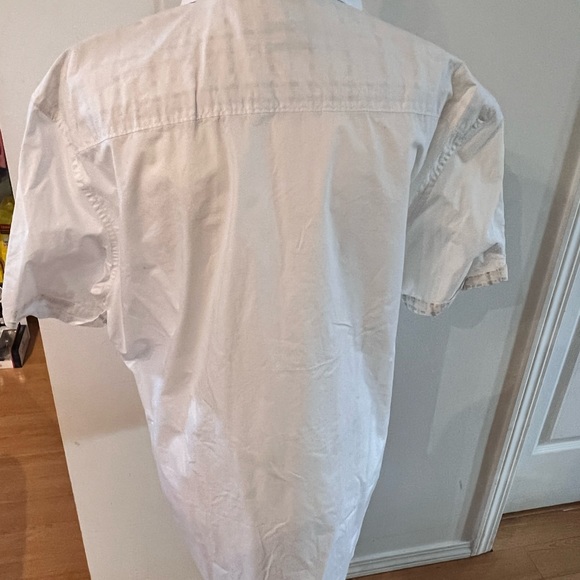 Calvin Klein white shirt sleeve shirt, size XL - Picture 2 of 5